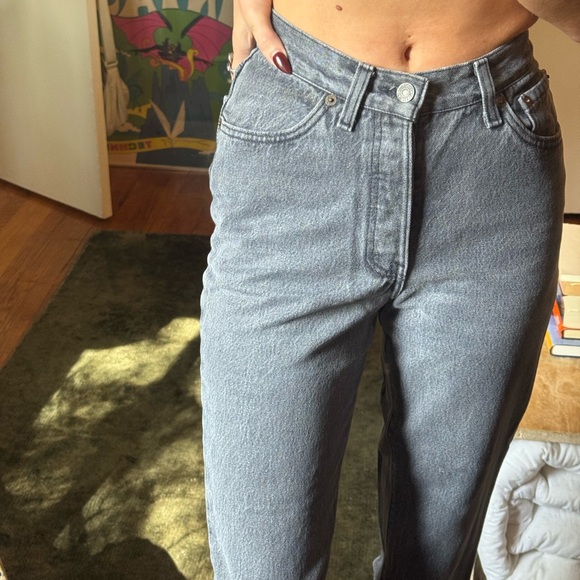 Reworked grey levi’s - Picture 2 of 5